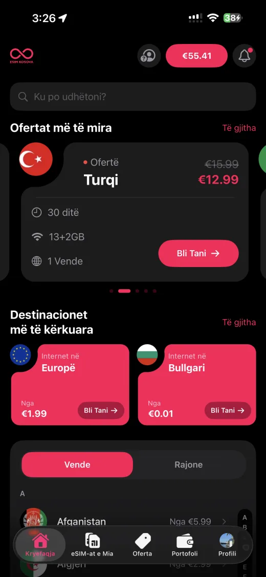 AMA eSIM Android App